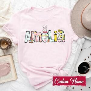 Personalized Easter Shirt ,  Name Toddler Shirt